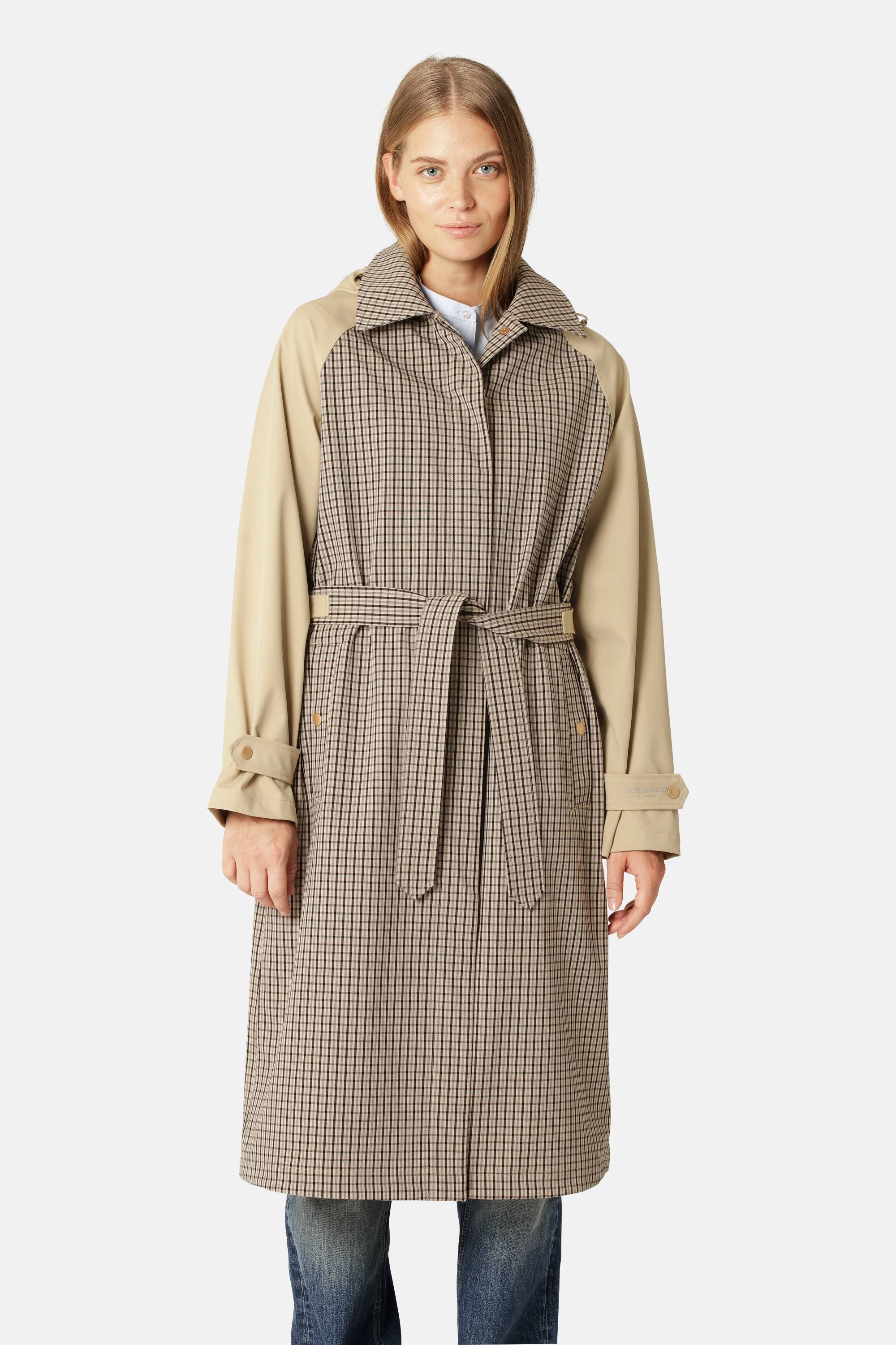 Trench Regnfrakke - White Pepper